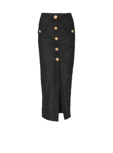 Balmain Baroque pattern midi skirt | Thumbnail 1