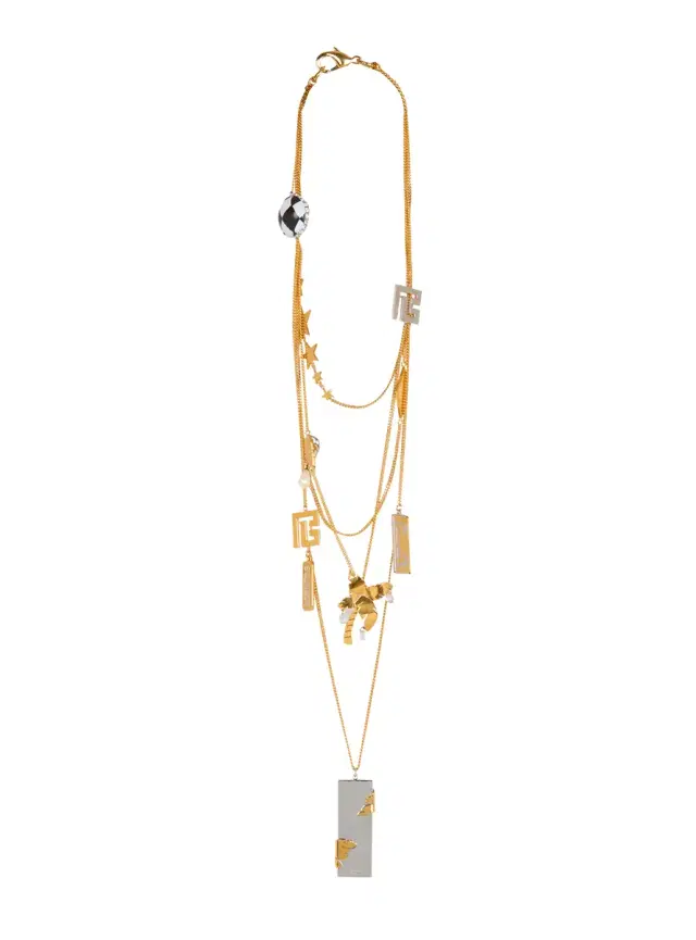Balmain Long Miami pendant necklace