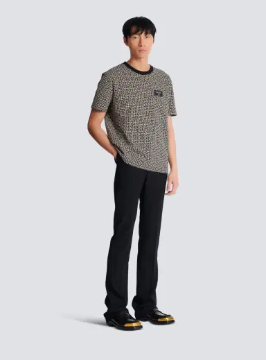 Balmain Monogram jacquard T-shirt | Thumbnail 3