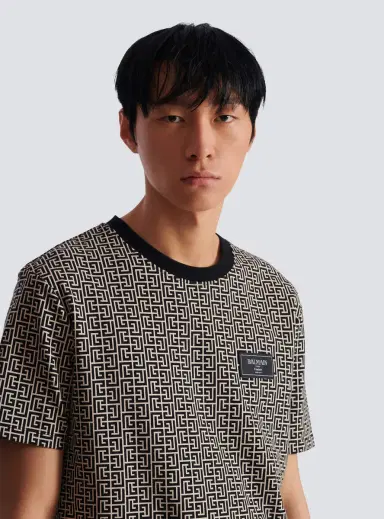 Balmain Monogram jacquard T-shirt | Thumbnail 6