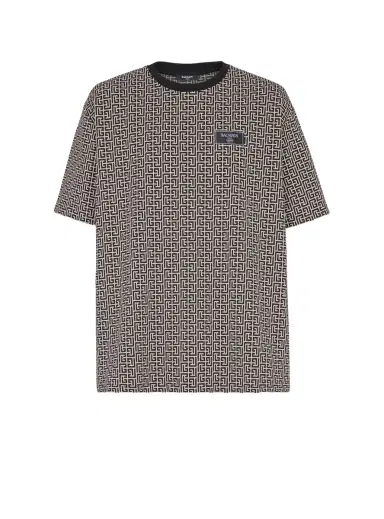 Balmain Monogram jacquard T-shirt | Thumbnail 1