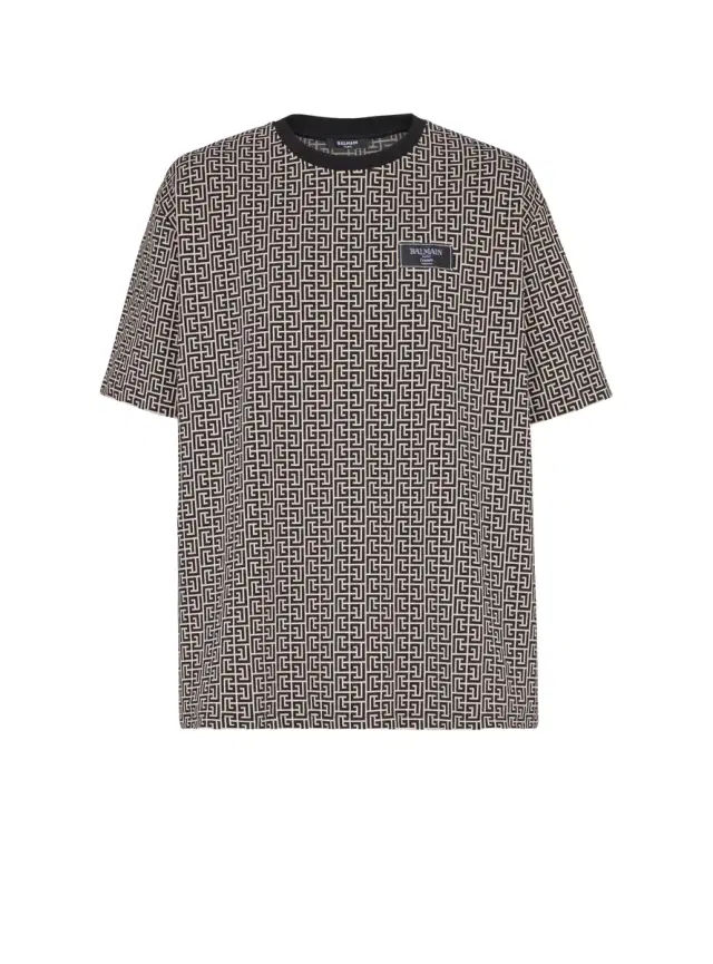 Balmain Monogram jacquard T-shirt