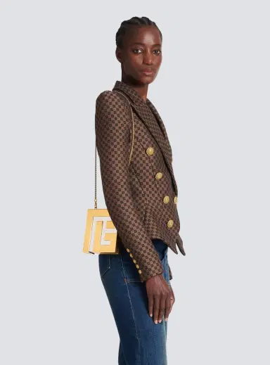 Balmain Metal PB clutch | Thumbnail 2