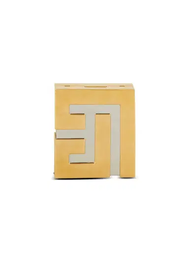 Balmain Metal PB clutch | Thumbnail 4