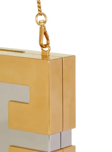Balmain Metal PB clutch | Thumbnail 6