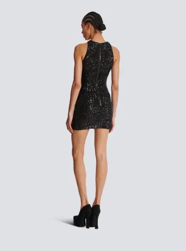 Balmain Sequin dress with Grape embroidery | Thumbnail 4