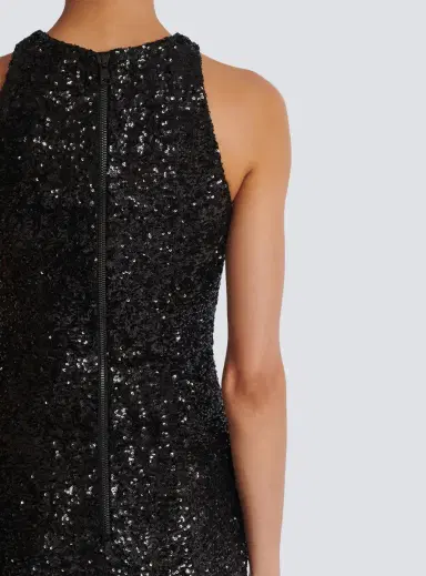 Balmain Sequin dress with Grape embroidery | Thumbnail 6