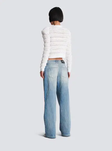 Balmain Diamond denim straight-fit jeans | Thumbnail 4