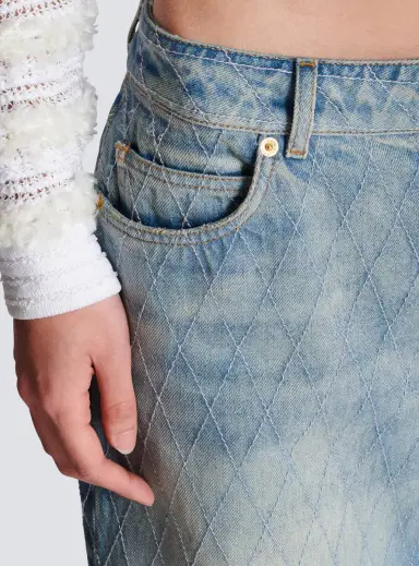 Balmain Diamond denim straight-fit jeans | Thumbnail 5