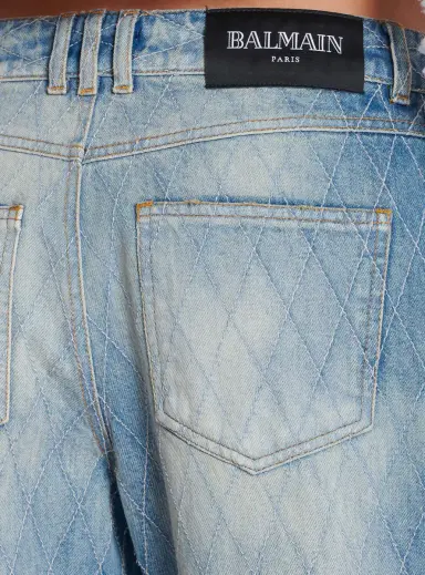 Balmain Diamond denim straight-fit jeans | Thumbnail 6