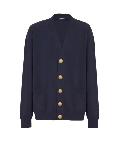 Balmain Eco-cashmere cardigan | Thumbnail 1