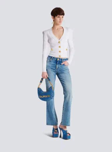 Balmain Cropped knit cardigan | Thumbnail 2 Balmain Cropped knit cardigan | Thumbnail 2