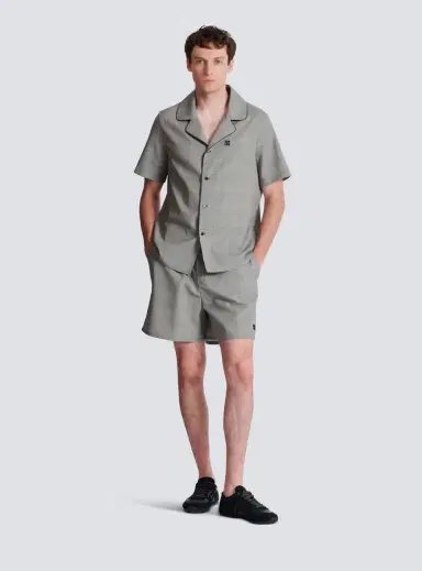 Balmain Short-sleeved Prince of Wales shirt | Thumbnail 2
