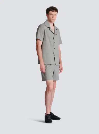 Balmain Short-sleeved Prince of Wales shirt | Thumbnail 3