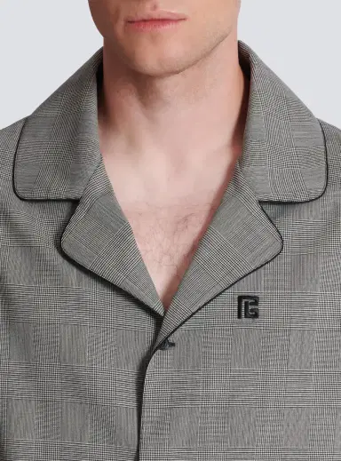 Balmain Short-sleeved Prince of Wales shirt | Thumbnail 5