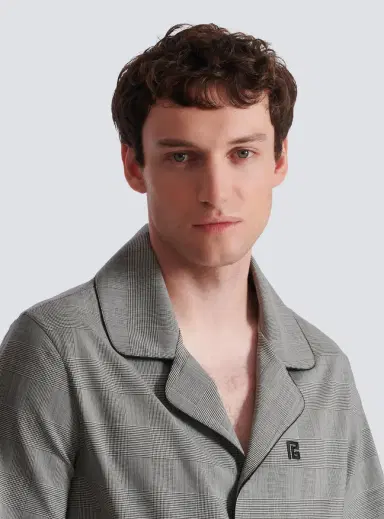 Balmain Short-sleeved Prince of Wales shirt | Thumbnail 7