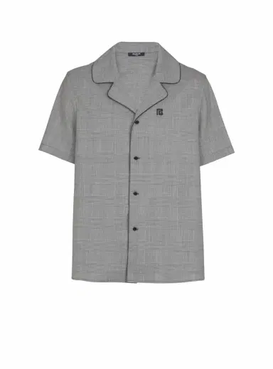 Balmain Short-sleeved Prince of Wales shirt | Thumbnail 1