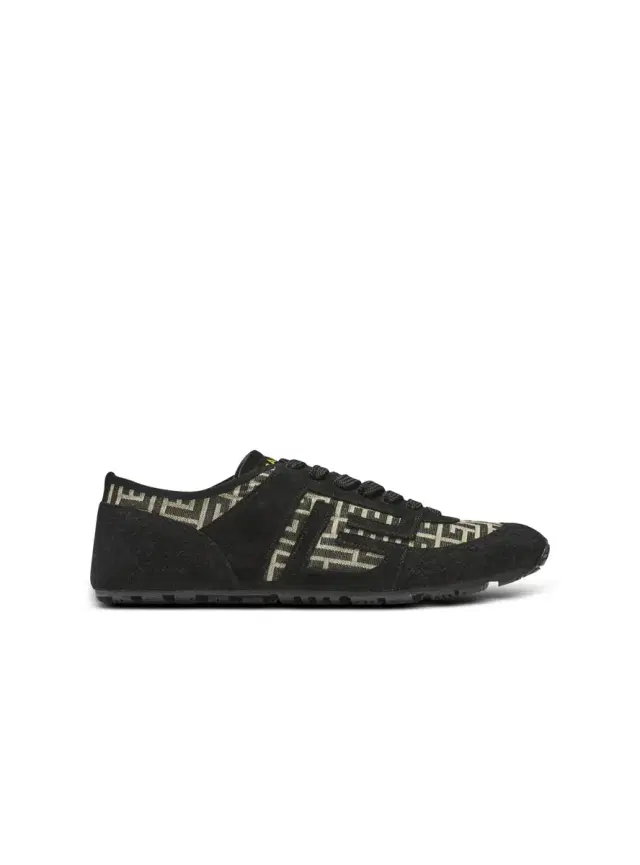 Racer 45 monogram jacquard sneakers