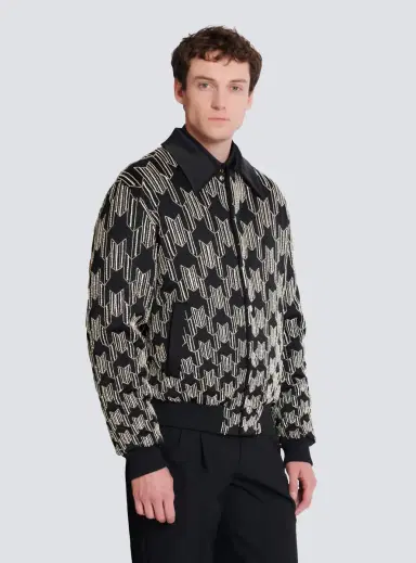 Balmain Satin bomber jacket with crystal embroidery | Thumbnail 6 Balmain Satin bomber jacket with crystal embroidery | Thumbnail 6