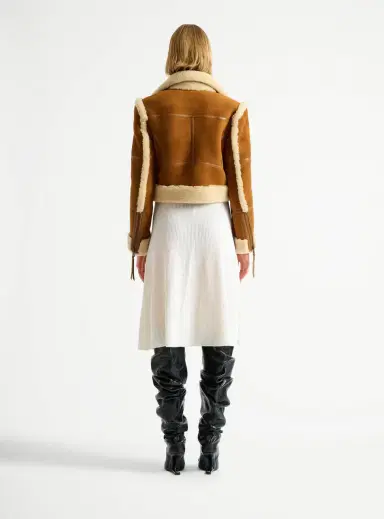 Balmain Shearling biker jacket | Thumbnail 4