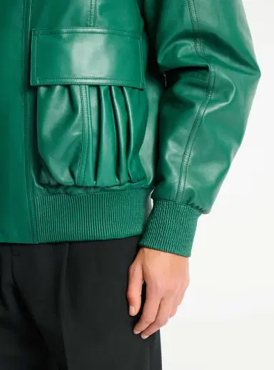 Balmain Shearling leather bomber jacket | Thumbnail 5