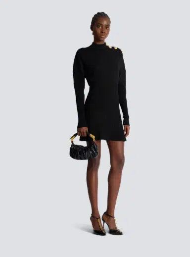 Balmain Short flared knit dress | Thumbnail 2
