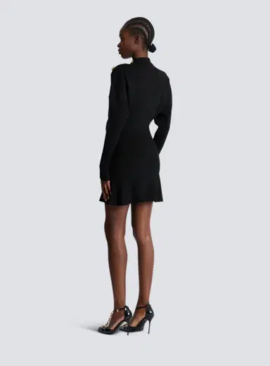 Balmain Short flared knit dress | Thumbnail 4
