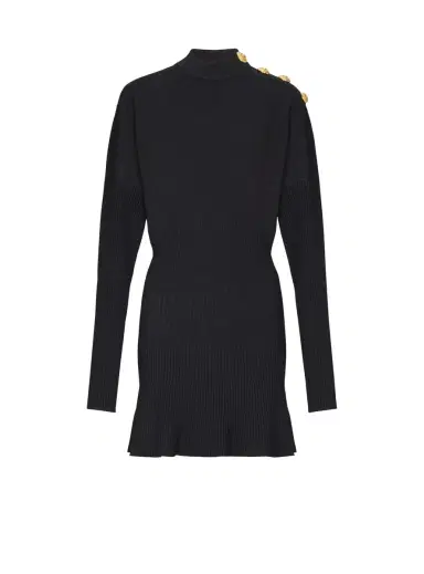 Balmain Short flared knit dress | Thumbnail 1