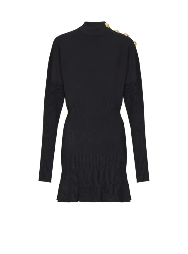 Balmain Short flared knit dress