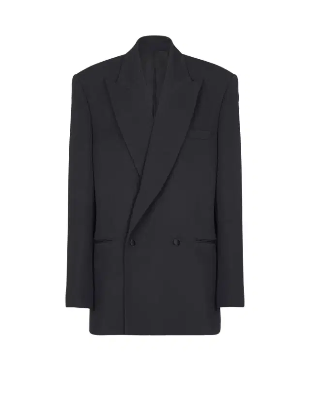 Balmain Oversized grain de poudre jacket