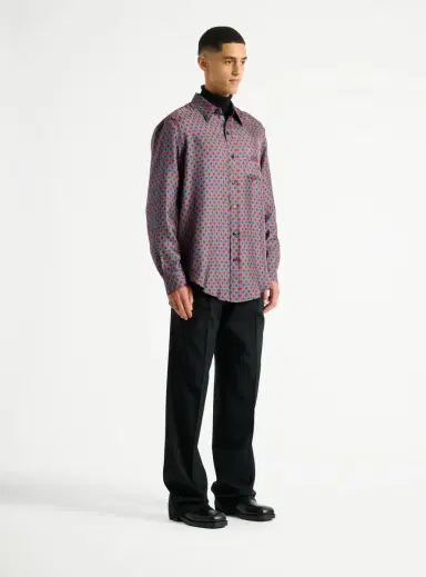 Balmain Printed silk shirt | Thumbnail 3 Balmain Printed silk shirt | Thumbnail 3
