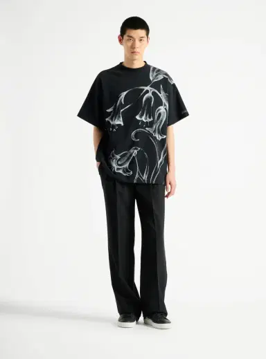 Balmain Printed Flower T-shirt | Thumbnail 2 Balmain Printed Flower T-shirt | Thumbnail 2