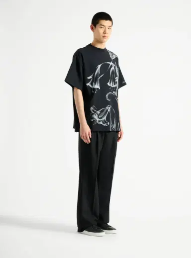 Balmain Printed Flower T-shirt | Thumbnail 3 Balmain Printed Flower T-shirt | Thumbnail 3