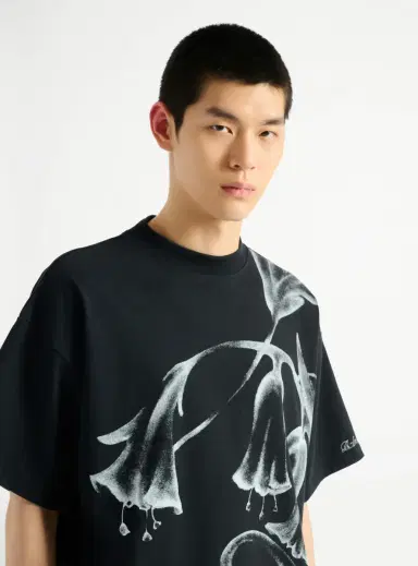 Balmain Printed Flower T-shirt | Thumbnail 5 Balmain Printed Flower T-shirt | Thumbnail 5