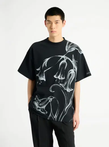 Balmain Printed Flower T-shirt | Thumbnail 7 Balmain Printed Flower T-shirt | Thumbnail 7