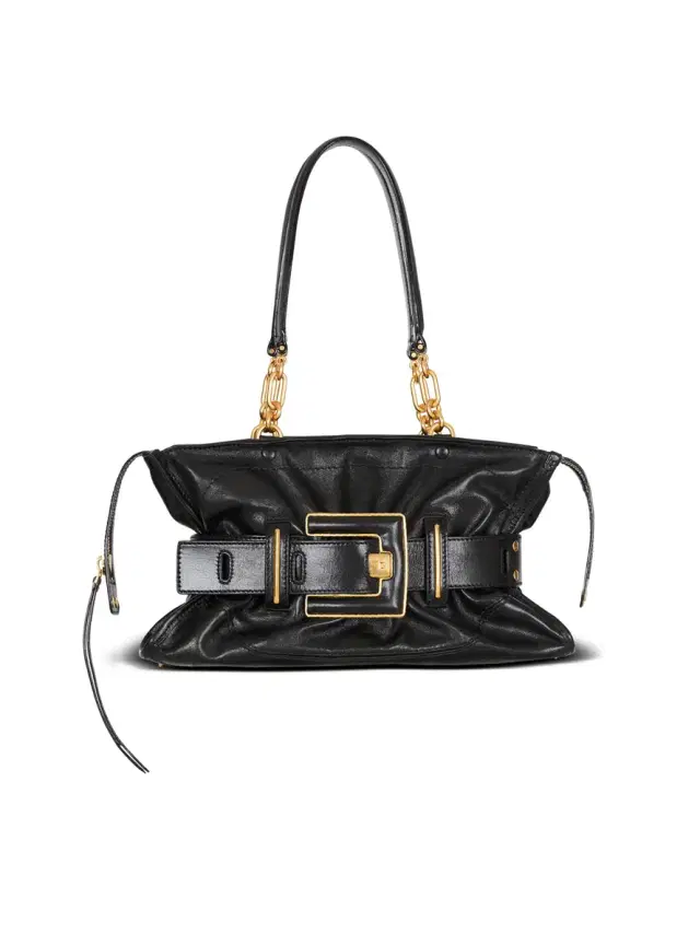 Balmain Calfskin leather Anthem bag
