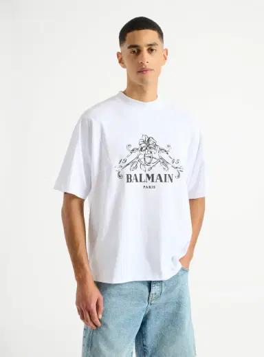 Balmain Printed Vine T-shirt | Thumbnail 6
