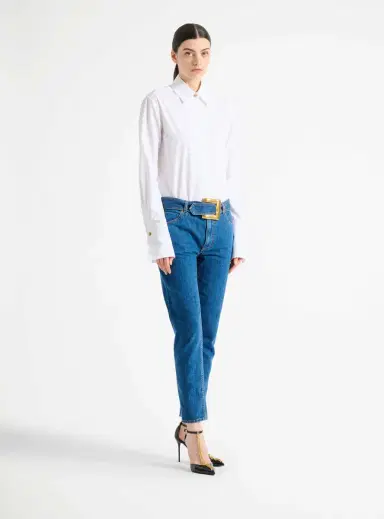 Balmain Belted denim jeans | Thumbnail 3