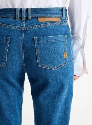 Balmain Belted denim jeans | Thumbnail 6