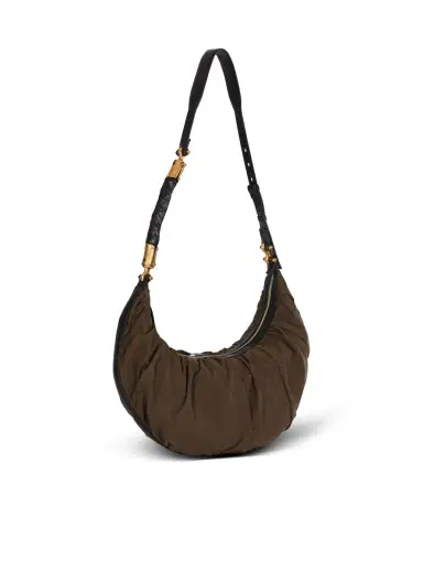 Balmain Ébène Hobo bag in nylon | Thumbnail 3 Balmain Ébène Hobo bag in nylon | Thumbnail 3
