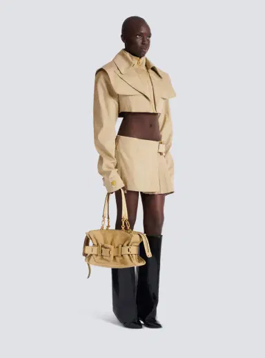 Balmain Suede Anthem bag | Thumbnail 2