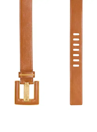 Balmain Anthem calfskin leather belt | Thumbnail 3