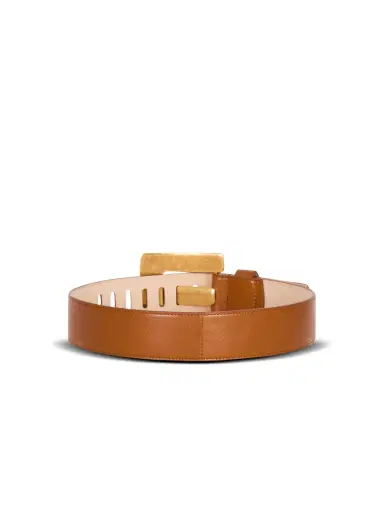 Balmain Anthem calfskin leather belt | Thumbnail 4