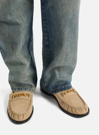 Balmain Sync suede leather loafers | Thumbnail 2