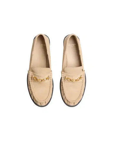 Balmain Sync suede leather loafers | Thumbnail 6