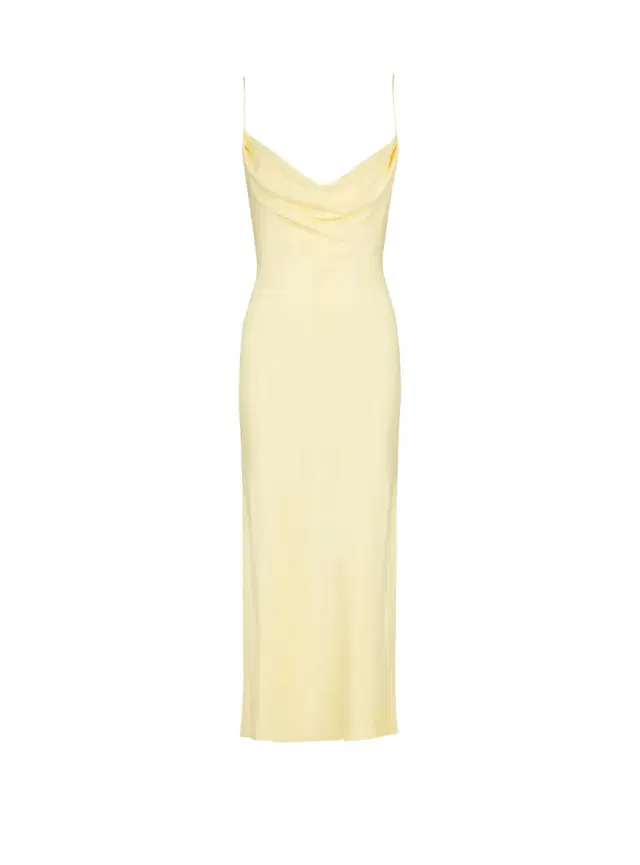 Balmain Long strappy dress in silk satin