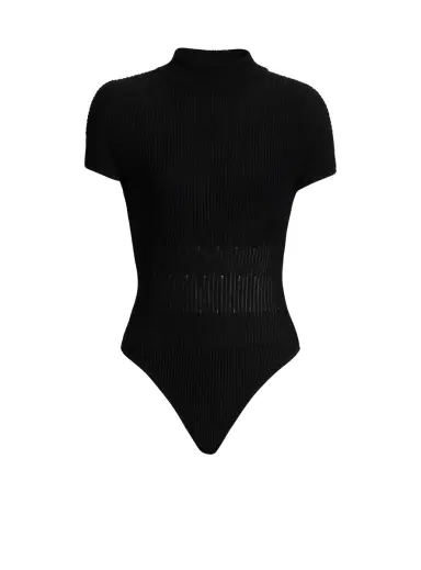 Balmain Ribbed knit bodysuit | Thumbnail 1