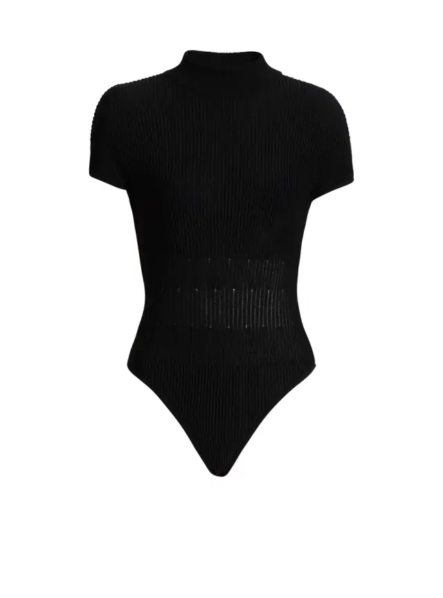 Balmain Ribbed knit bodysuit