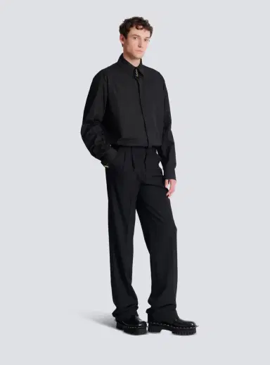 Balmain Wool straight-leg trousers | Thumbnail 3 Balmain Wool straight-leg trousers | Thumbnail 3
