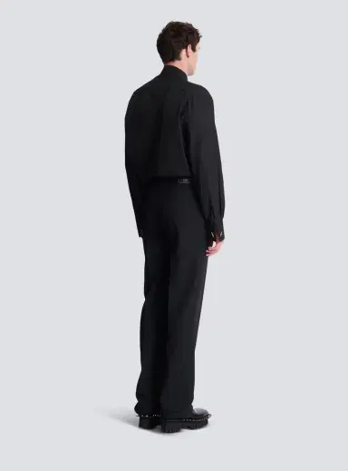 Balmain Wool straight-leg trousers | Thumbnail 4 Balmain Wool straight-leg trousers | Thumbnail 4